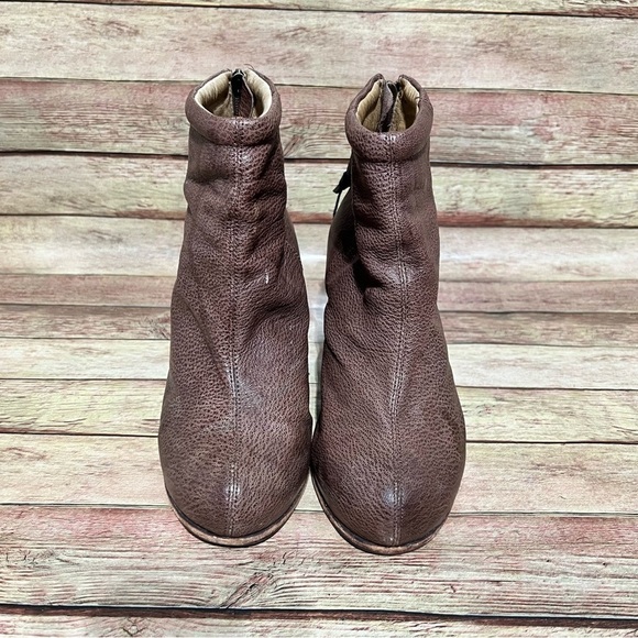 Jeffrey Campbell Brown Leather Rumble Booties - Picture 6 of 10